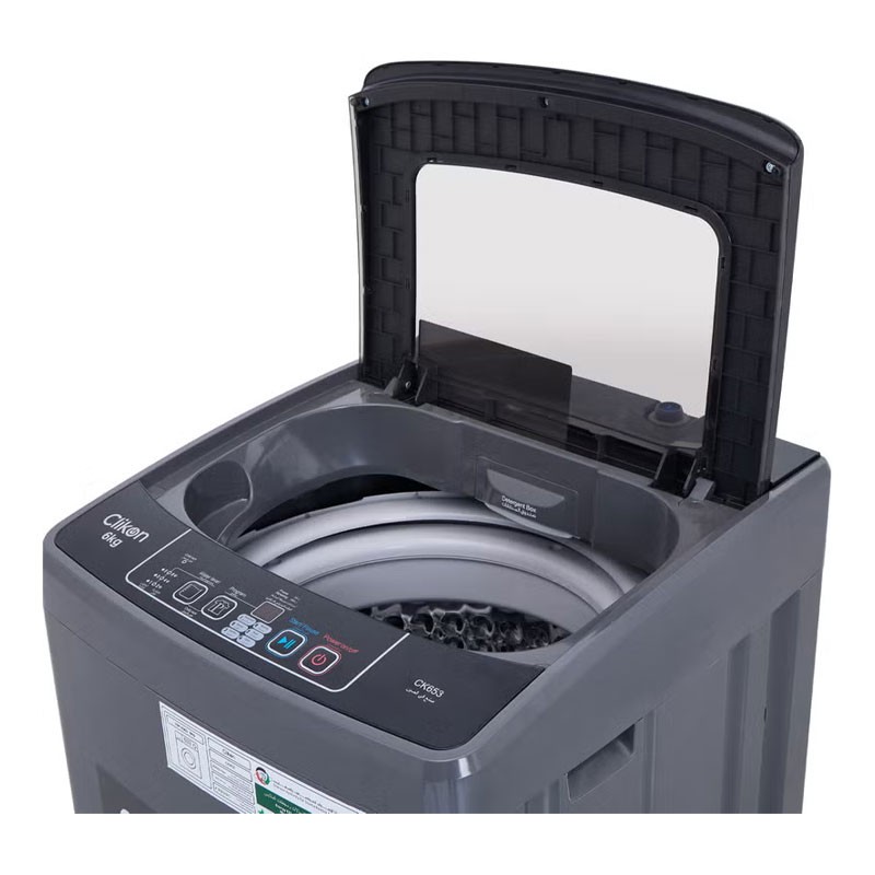 Clikon, Fully Automatic Washing Machine With ABS Control Panel, Multi Wash Programs, Top Load Mechanism, 340W, 6Kg Washing Machine, CK653-35191