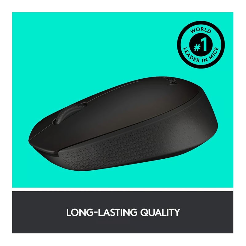 Logitech M171, 2.4 GHz Wireless Connection, 1000 Dpi, Wireless Mouse, Black-30117