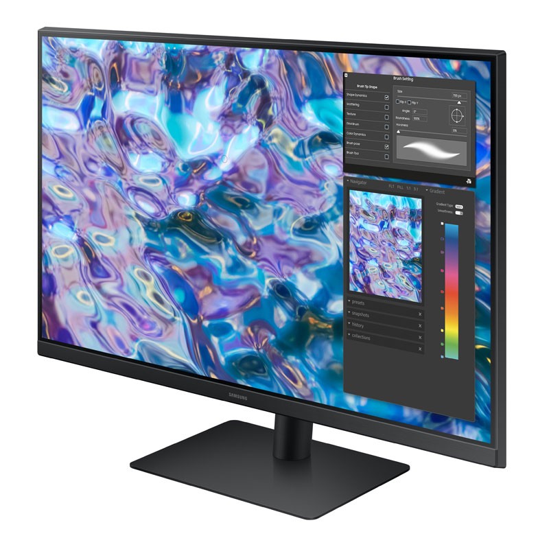 Samsung ViewFinity S61B, 27 Inch QHD 75Hz Refresh Rate IPS Display, Eye Saver Mode, Flicker Free, Eco Saving Plus, AMD FreeSync Flat Monitor, LS27B610EQMXUE-32136