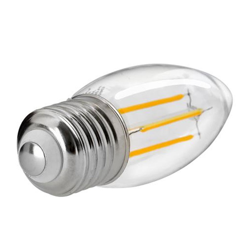 Geepas, 15000 Hrs Lifetime, 3000k Color Temperature, 400lm Lumens, E27 Base Connector, 4W Power, LED Filament Light, GESL55090-29591