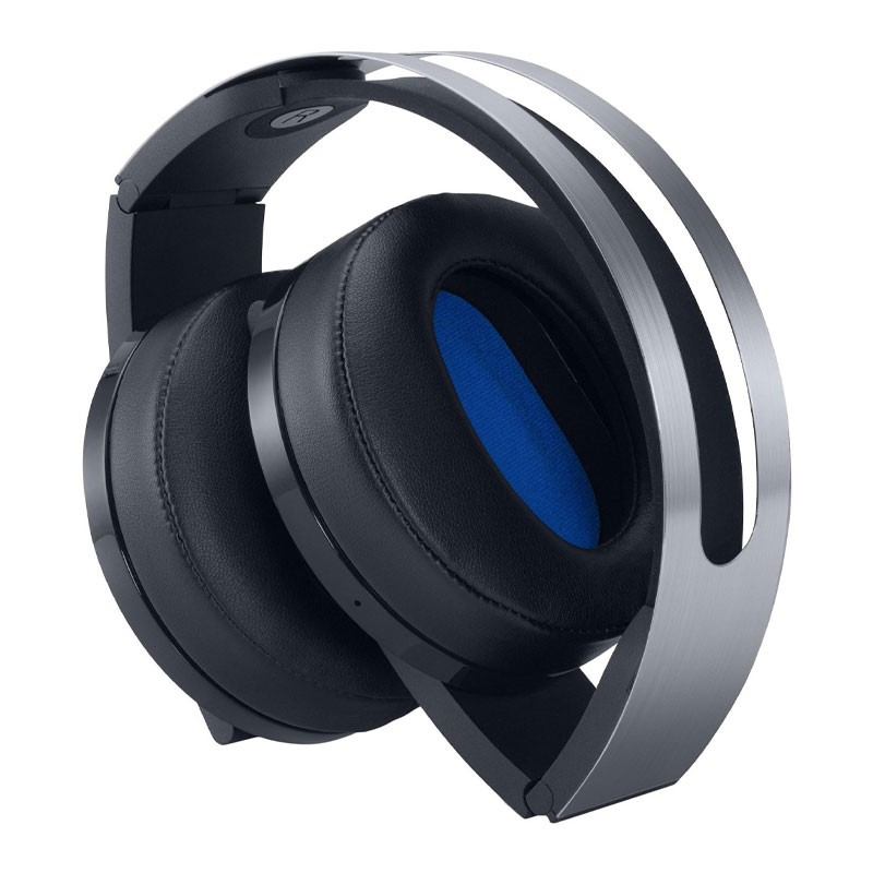 Sony, Enhanced 7.1 virtual Surround Sound, Powered By 3D Audio Technology, 50mm Audio Drivers, Multi Device Compatibility, Platinum Wireless Headset For PlayStation 4 -30932