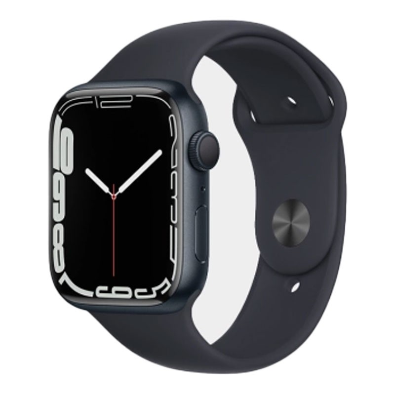 Apple Watch Series 7, GPS, 41mm, Black Aluminium Case, Wireless charging, Water resistant Smart Watch-23382