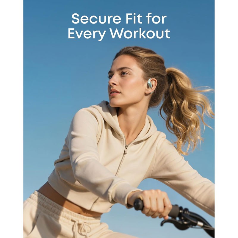 Anker Soundcore AeroFit 2 Open-Ear, Bluetooth 5.4, 42H Playtime Wireless Earbuds, Green, A3874H21-36490
