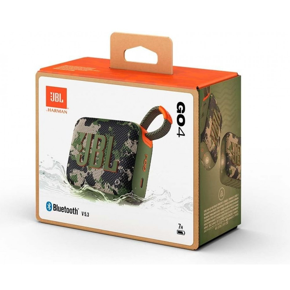 JBL GO 4 Portable Bluetooth Speaker, Compact Wireless Audio, Camouflage, GO4-38228