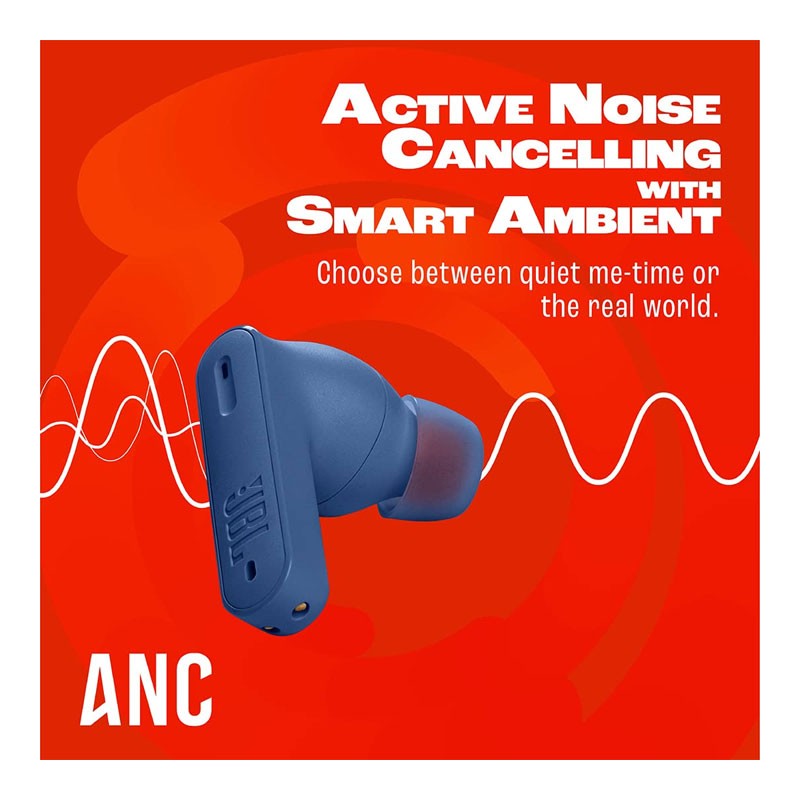 JBL Tune 230NC TWS, Active Noise Cancellation Earbuds With Mic, 40 Hrs Playtime With Speed Charge, Adjustable EQ APP, 4Mics For Perfect Calls, Google Fast Pair, Wireless Bluetooth Earbuds, HSW230-31664