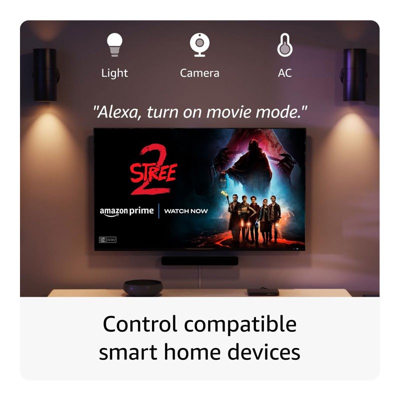 Amazon Fire TV Stick 4K Streaming Device, Ultra Cinematic 4K streaming, Supports WiFi 6, Dolby Vision,Atmos, HDR10 Plus, Alexa Compatible Fire TV Stick-32848