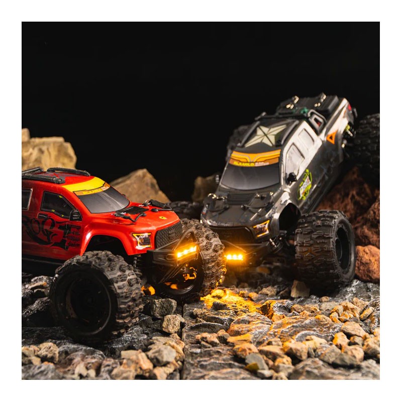 Rlaarlo RC Cars 1/14 Brushless RC Car For Adults Fast 70-100mph RC Trucks 4wd Offroad Waterproof Hobby RC Truck All Terrain High Speed Remote Control Car Monster Truck, Black-33619