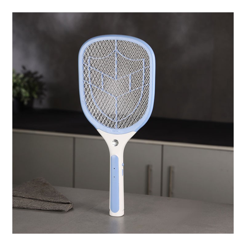Geepas, Automatic Bug And Pest Killer With 3 Layer Mesh, Advanced Circuit Energy Saving Technology With Low Power Consumption, Insect Bat, Mosquito Swatter, GMS1150-33789