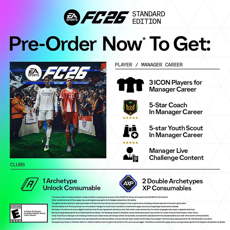 EA Sports FC 26 Standard Edition Game For Xbox Series X-35404