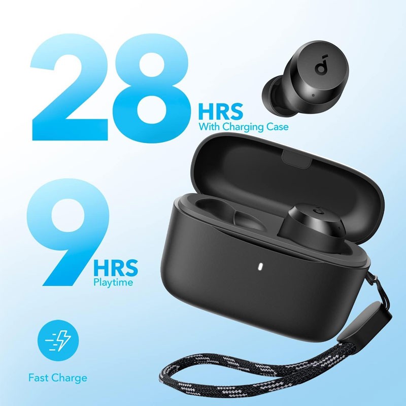 Anker Soundcore A20i ,Customized Sound,28H Playtime,2 Mics for AI Clear Calls,Single Earbud Mode, True Wireless Earbuds-11183