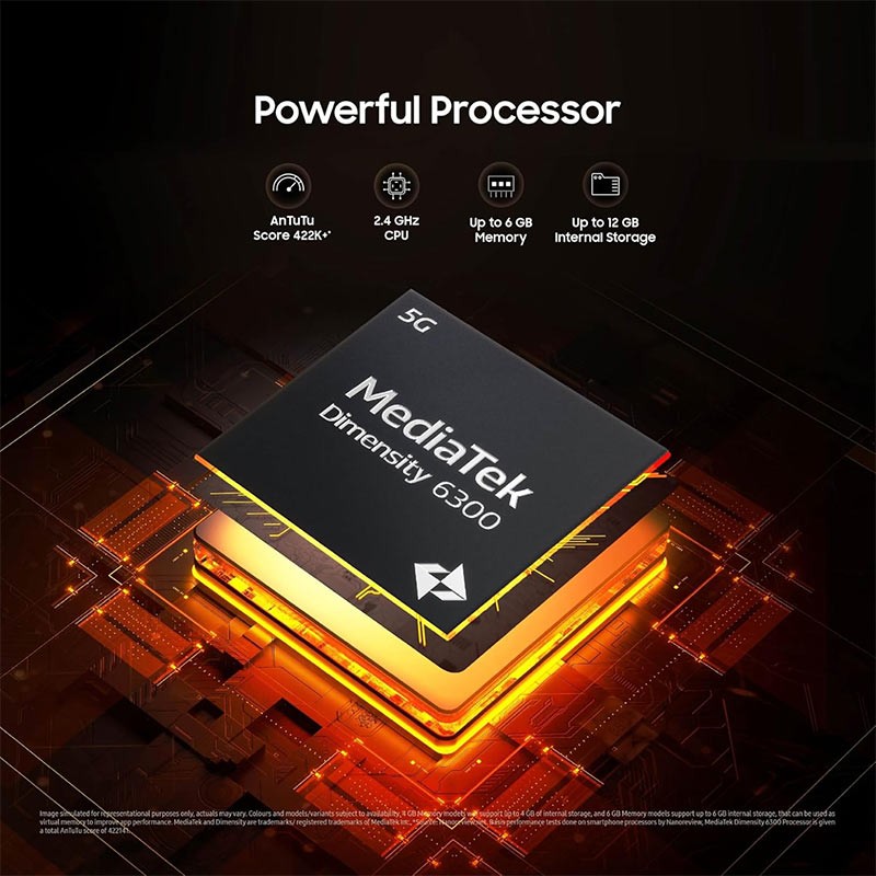 Samsung Galaxy M06 5G 4GB 128GB Smartphone Blazing Black-35833