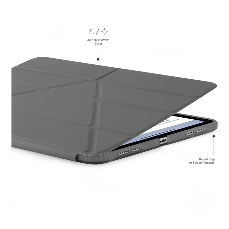 Pipetto Origami No1 Original Case For Apple iPad Pro 13 2024, Grey, P052-50-AG-34710