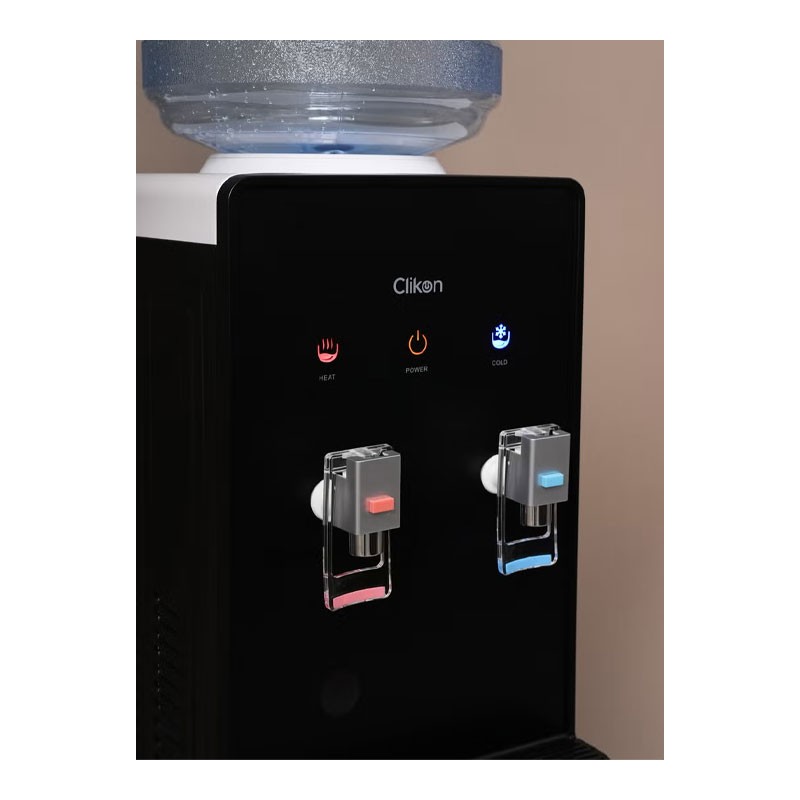 Clikon 2 Tap Water Dispenser With High Efficiency Danfu Compressor, Hot And Cold Water Dispenser, CK4063-35153