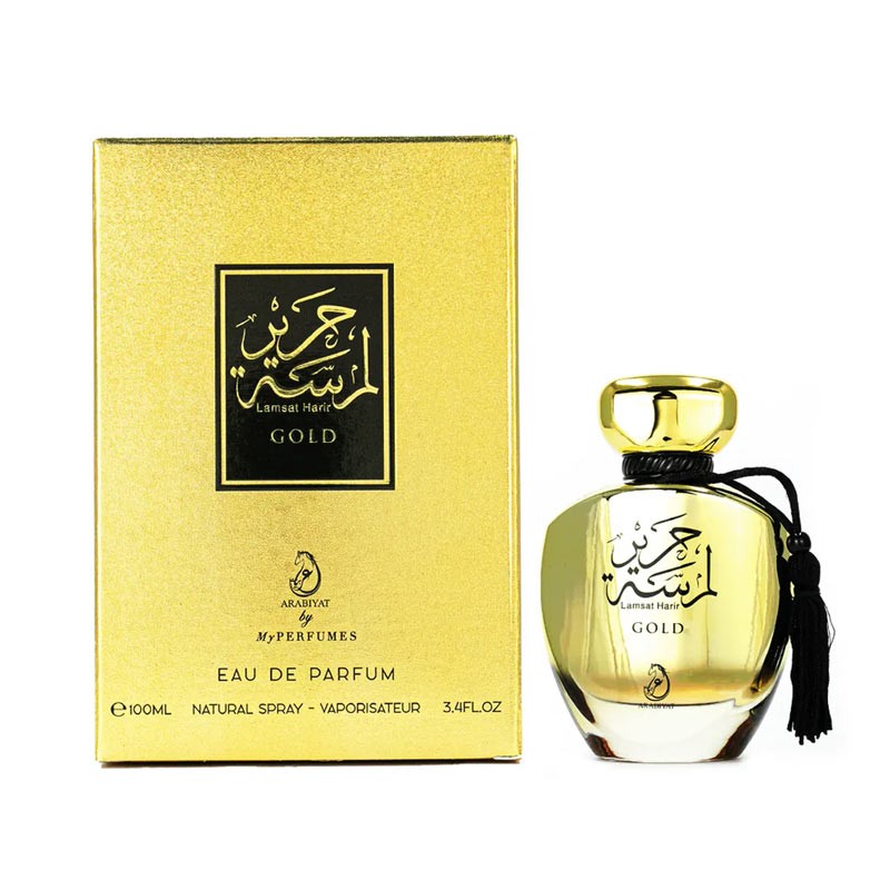 LAMSAT HARIR GOLD from ARABIYAT Eau De Parfum for Men and Women Long Lasting Arabian Perfume 100ml-36195