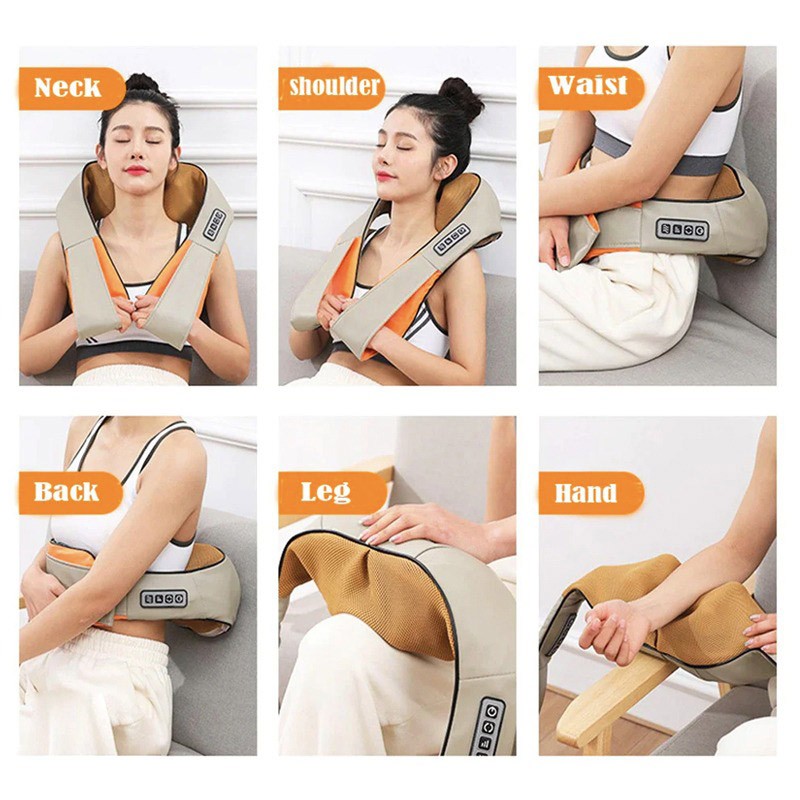 Neck Kneading Shiatsu Back Shoulder Massager-1050