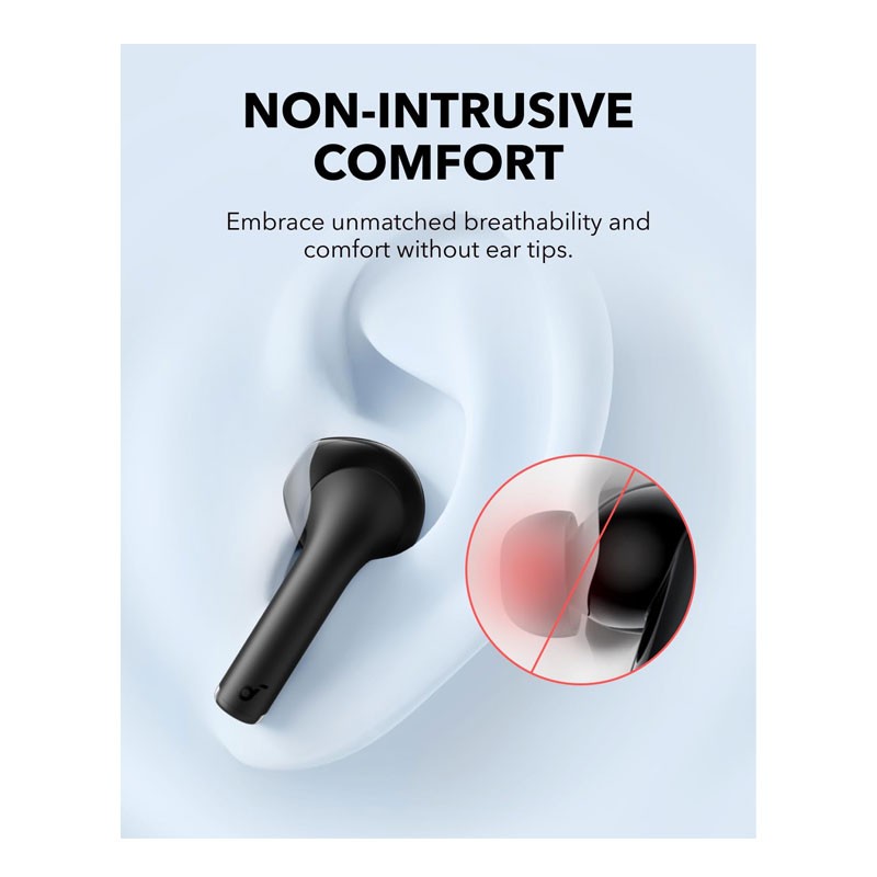 Anker Soundcore K20i, 36H Playtime, Fast Charge, Clear Sound, Comfortable Fit, ENC 2 Mic Clear Calls, Custom EQ, IPX5, App Control, Wireless Bluetooth In Ear Earbuds, Black, A3994H11-29128