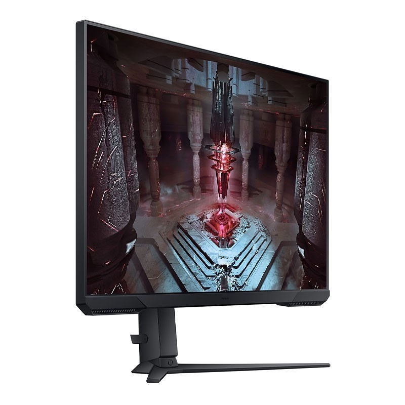 Samsung Odyssey G5 G51C, 27 Inch QHD 165Hz Refresh Rate Flat Display, HDR10, Flicker Free, Eye Saver Mode, Game Mode, Gaming Monitor With AMD FreeSync Premium, LS27CG510EMXUE-32664