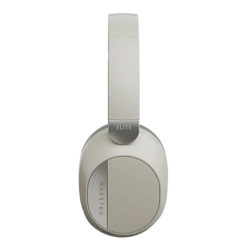 Goui Maestro Elite, Ultra Soft Ear Cushions, Elegant Shape, Better Audio Clarity,  Wireless Bluetooth Headset, Cream-29866