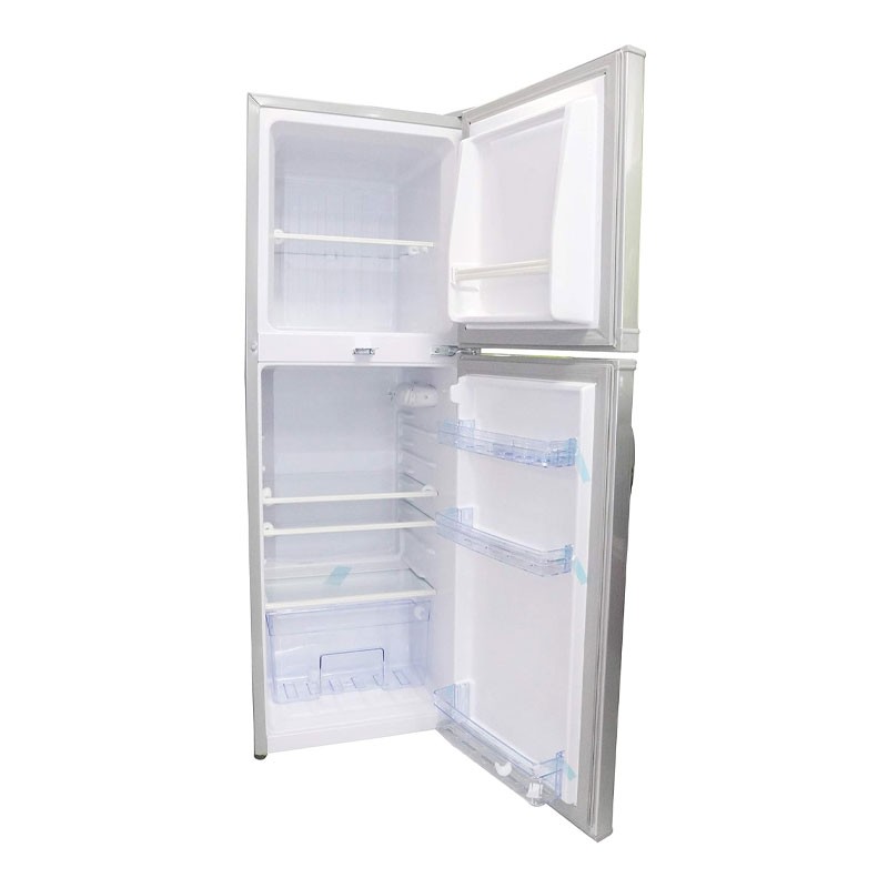 Clikon 138 Liter Refrigerator, Adjustable Shelves And Trays, Child Lock System, Moving Wheel, Double Door Fridge, CK6004-35214