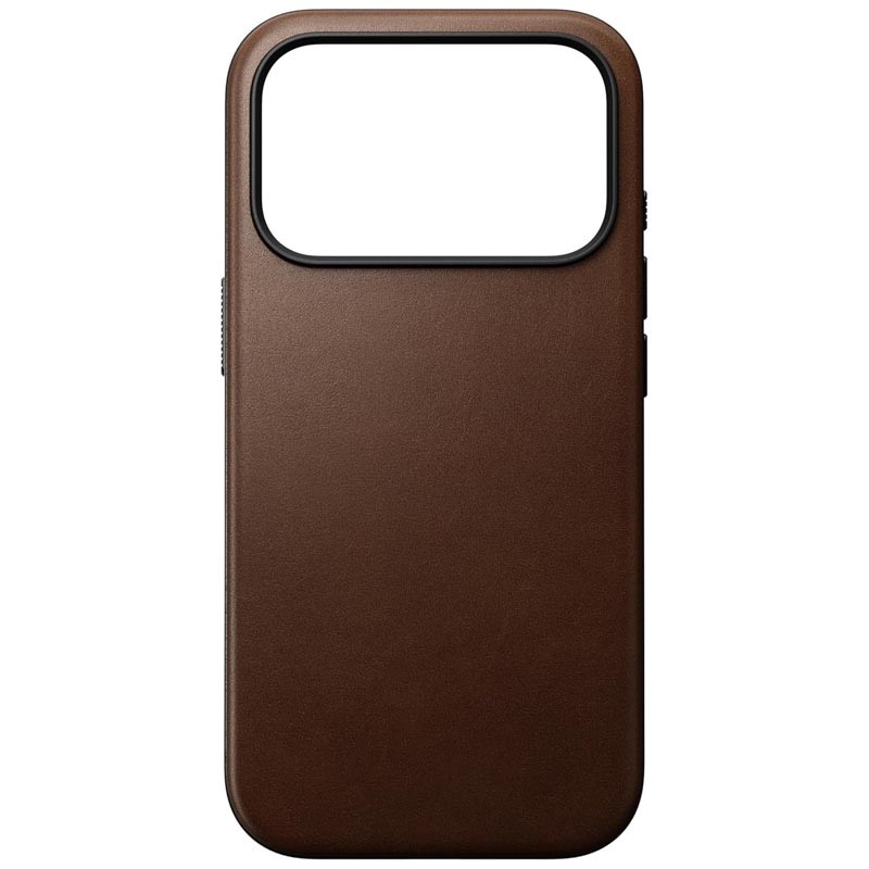 Nomad Magnetic Leather Back for Apple iPhone 17 Pro Max, Horween Leather, Brown-36165