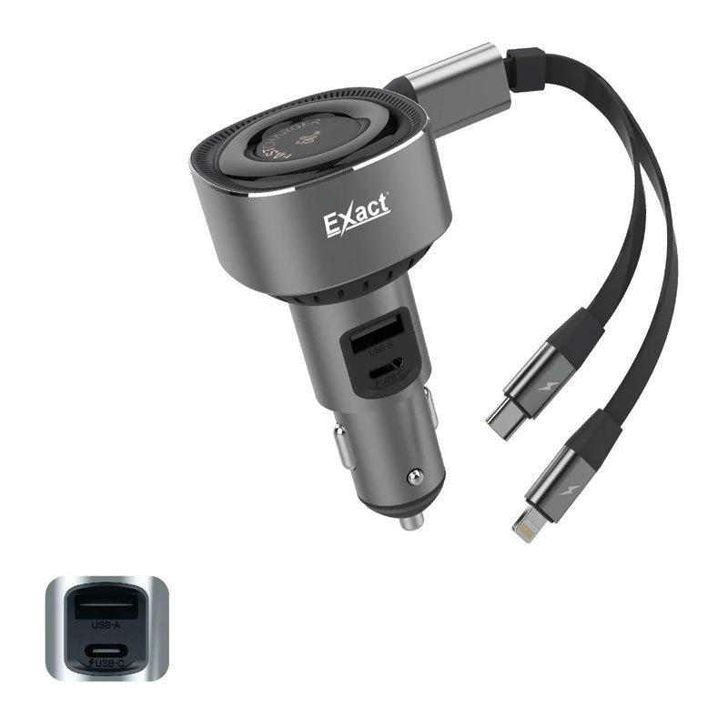Exact Turbo Drive 4 In 1 Car Charger, EX1222-31279