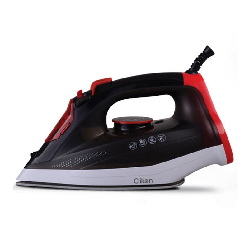 Clikon, Over Heat Protection, Self Cleaning Function, Steam Iron With Ceramic Coated Steam Plate, CK4128-35007