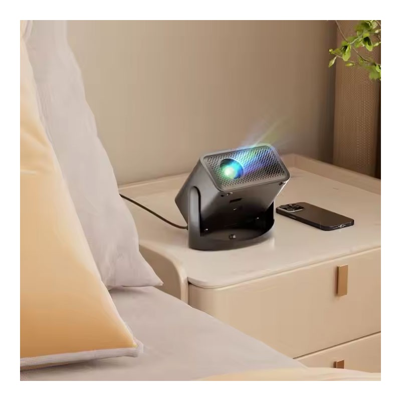 Portable Intelligent Multifunctional Pan Tilt 1080p Full HD Projector With Electronic Focusing-34392