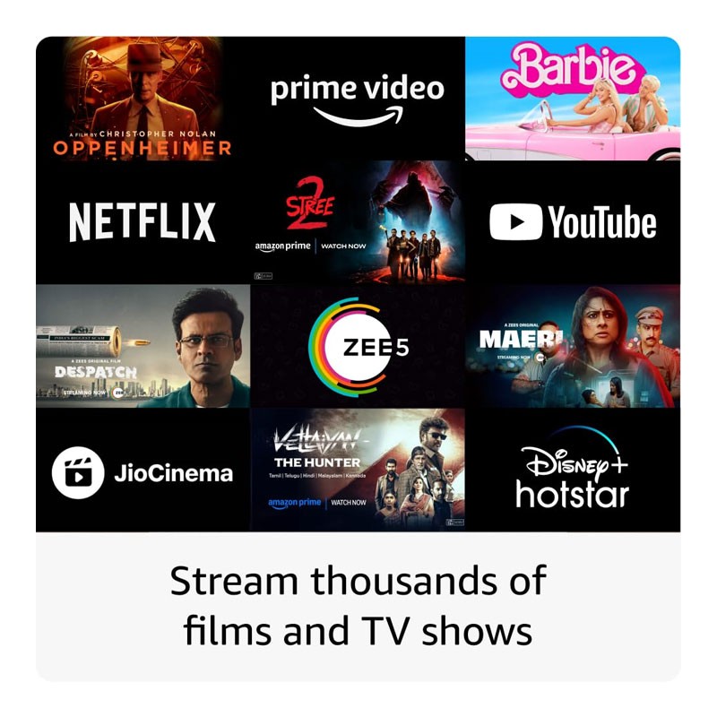 Amazon Fire TV Stick 4K Streaming Device, Ultra Cinematic 4K streaming, Supports WiFi 6, Dolby Vision,Atmos, HDR10 Plus, Alexa Compatible Fire TV Stick-32846