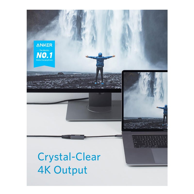 Anker 310, 4K, 60Hz USB C To HDMI Adapter, A8312HA1-29220