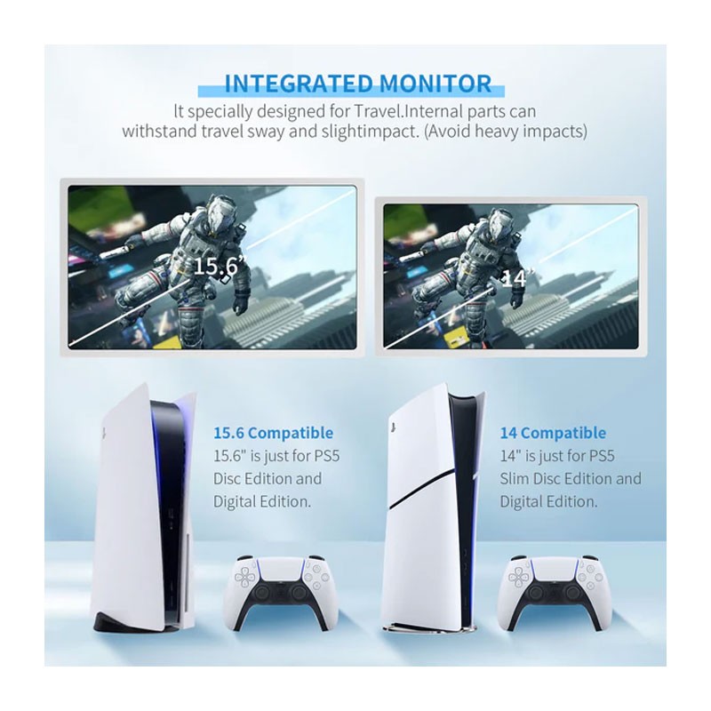 G Story 14 Inch IPS 4k 60Hz Portable Gaming Display Monitor For PS5 Slim, GS140PU-31466