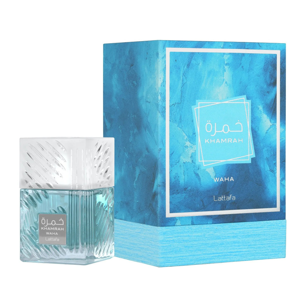 Lattafa Khamrah Waha, Citrus Aromatic Woody, Fresh Unisex Eau De Parfum 100ml-36724