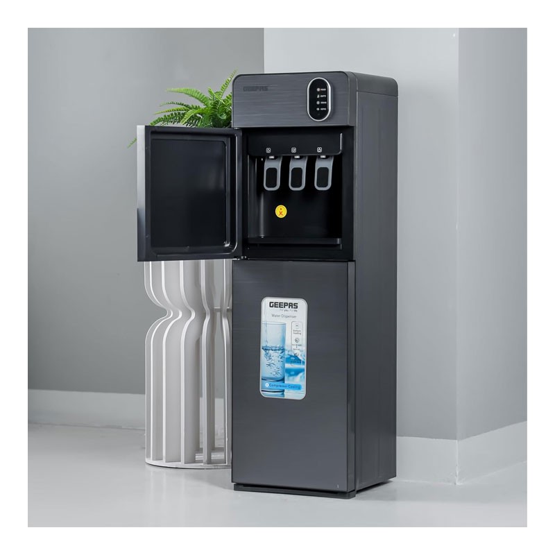 Geepas 3 push Up Tap Hot, Cold And Normal Water Dispenser, GWD17037-32183
