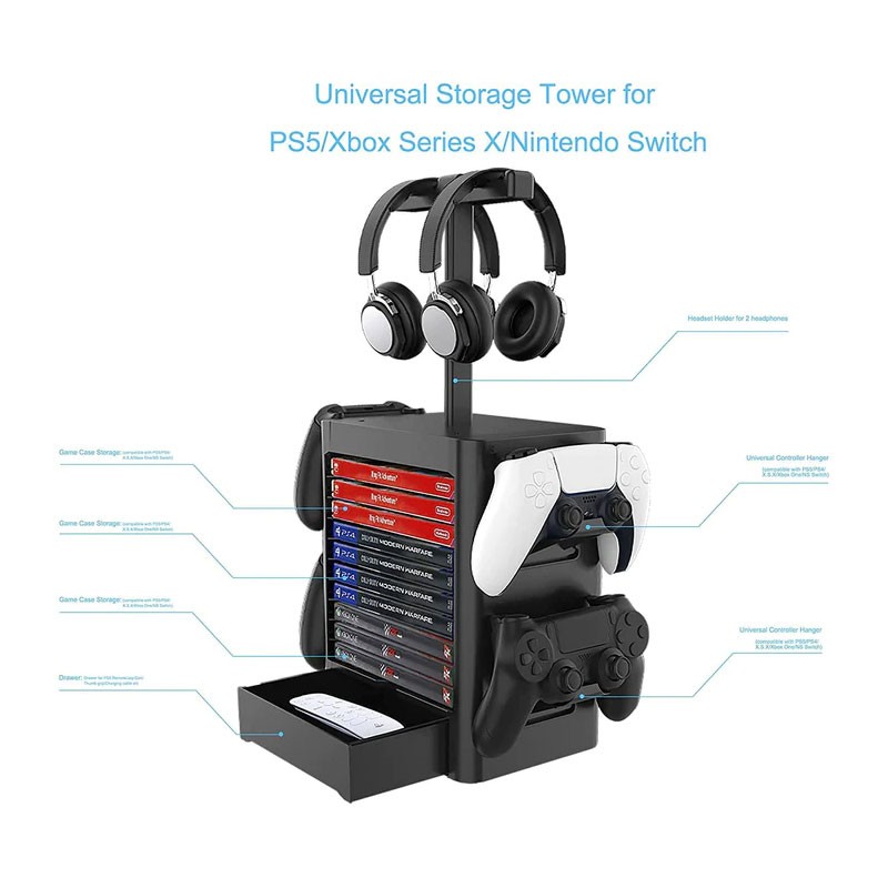 Multifunctional Gaming Storage Tower-28358