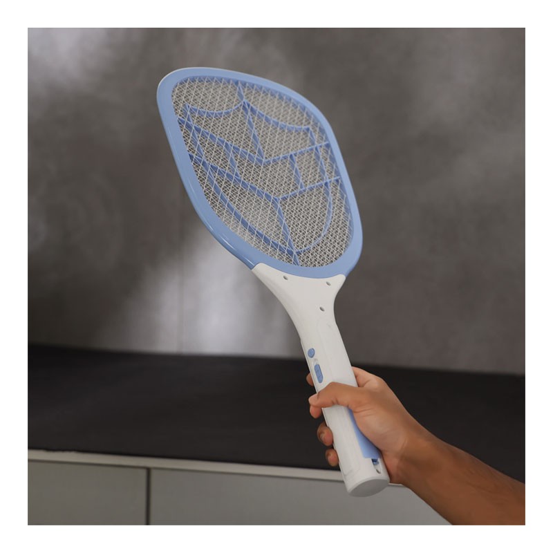 Geepas, Automatic Bug And Pest Killer With 3 Layer Mesh, Advanced Circuit Energy Saving Technology With Low Power Consumption, Insect Bat, Mosquito Swatter, GMS1150-33788