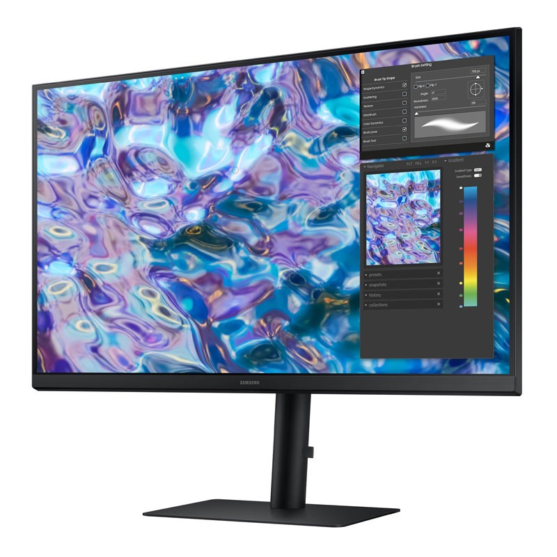 Samsung ViewFinity S61B, 27 Inch QHD 75Hz Refresh Rate IPS Display, Eye Saver Mode, Flicker Free, Eco Saving Plus, AMD FreeSync Flat Monitor, LS27B610EQMXUE-32131