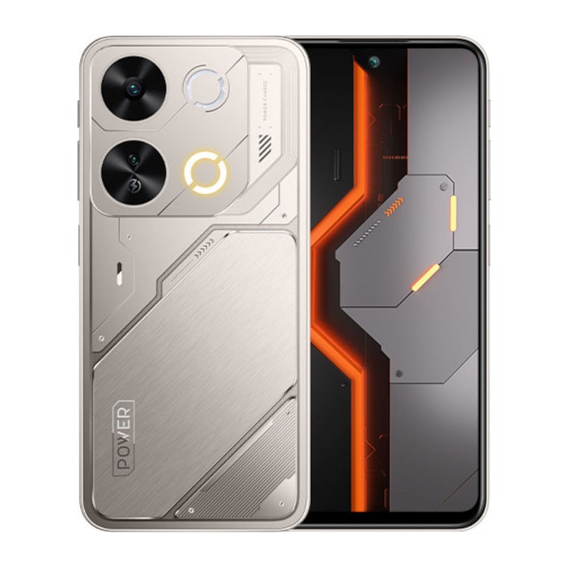 Itel P65, 4GB RAM, 128GB Storage, 6.7 Inch 120Hz IPS LCD Display, 5000mAh Battery With 18W Fast Charging, 50MP Rear Camera, Dual SIM, Android Smartphone, Cyber Titanium-30400