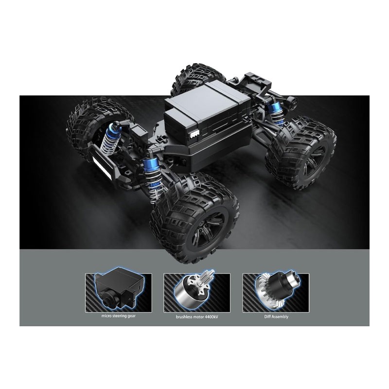 MJX Hyper Go 20208, 4x4 Brushless Rc Truck Hyper 4wd Rc Car All Road RC Drift Car Brushless Scale 2.4G 4wd High Speed Electric, Terreneitor 4x4 Carros, 1/20 High Speed Rc Car-35127