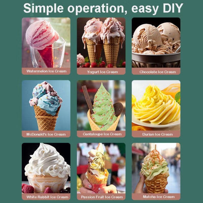 RAF Automatic Ice Cream Maker Gelato Milkshake Sorbet Machine-35461