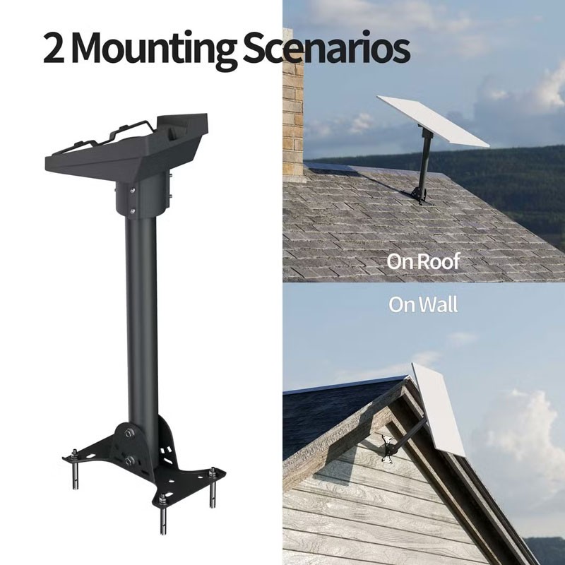 Starlink V4 Adapter Wall Mount, Dish Roof Mount Bracket Starlink Mounting Kit, GEN3-DM1-PRM2-36564