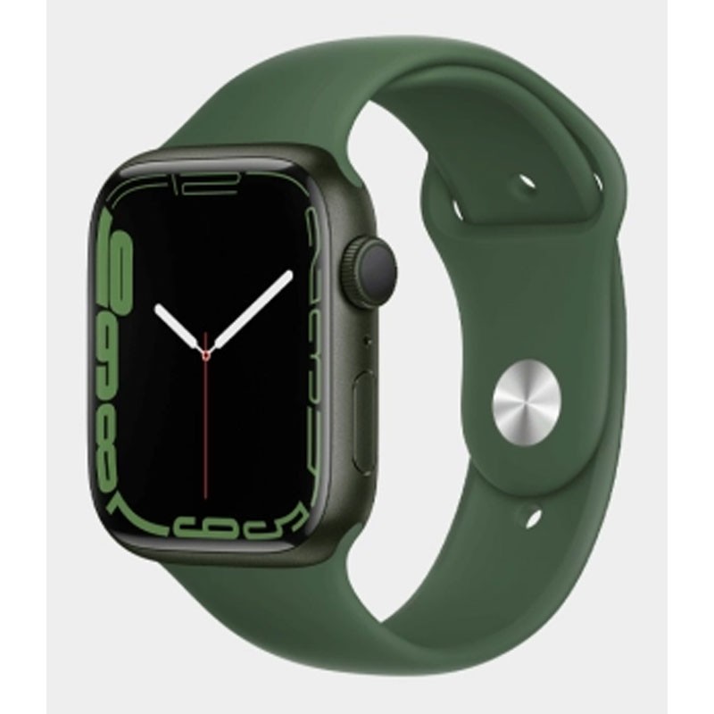 Apple Watch Series 7, GPS, 41mm, Green Aluminium Case, Wireless charging, Water resistant Smart Watch-23383