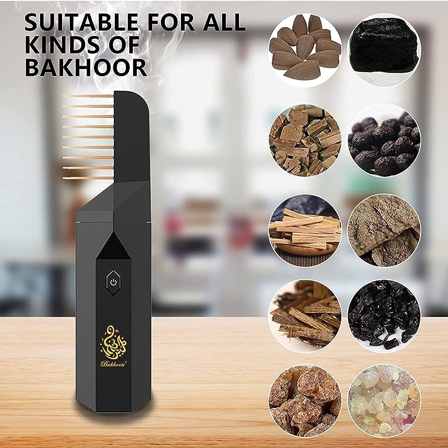 High Quality B26 Portable Incense Burner Hair Bakhoor Comb-154