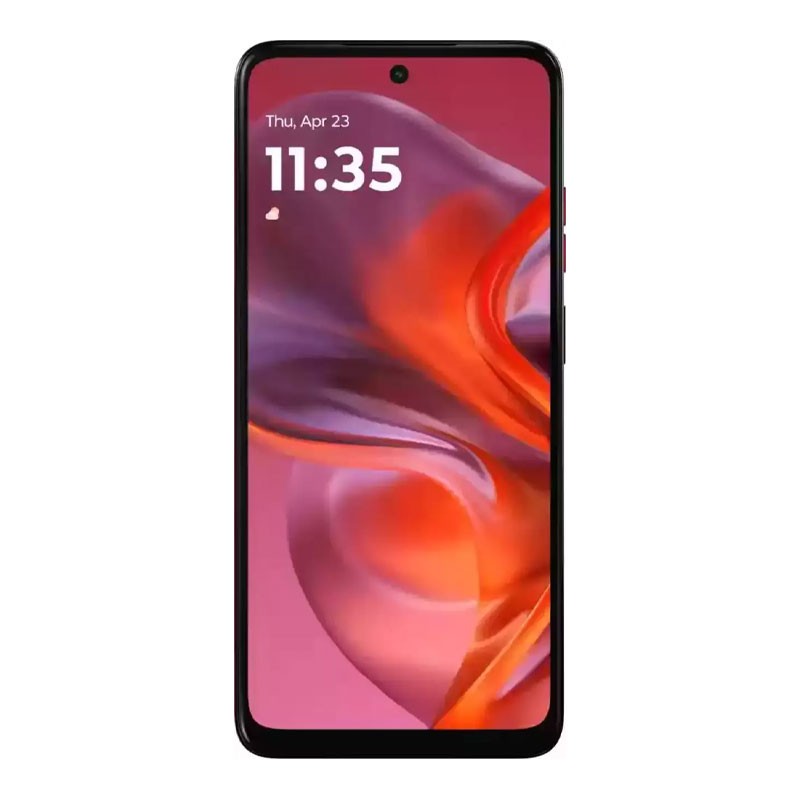 Motorola Moto G05, 4GB RAM, 256GB Storage, 6.67 Inch 90Hz Punch Hole Display, 50MP Rear Main Camera, Dolby Atmos, Dual SIM, Vegan Leather Frame, IP52, 5200mAh Battery, 18W Charging, Android Smartphone, Plum Red-30801