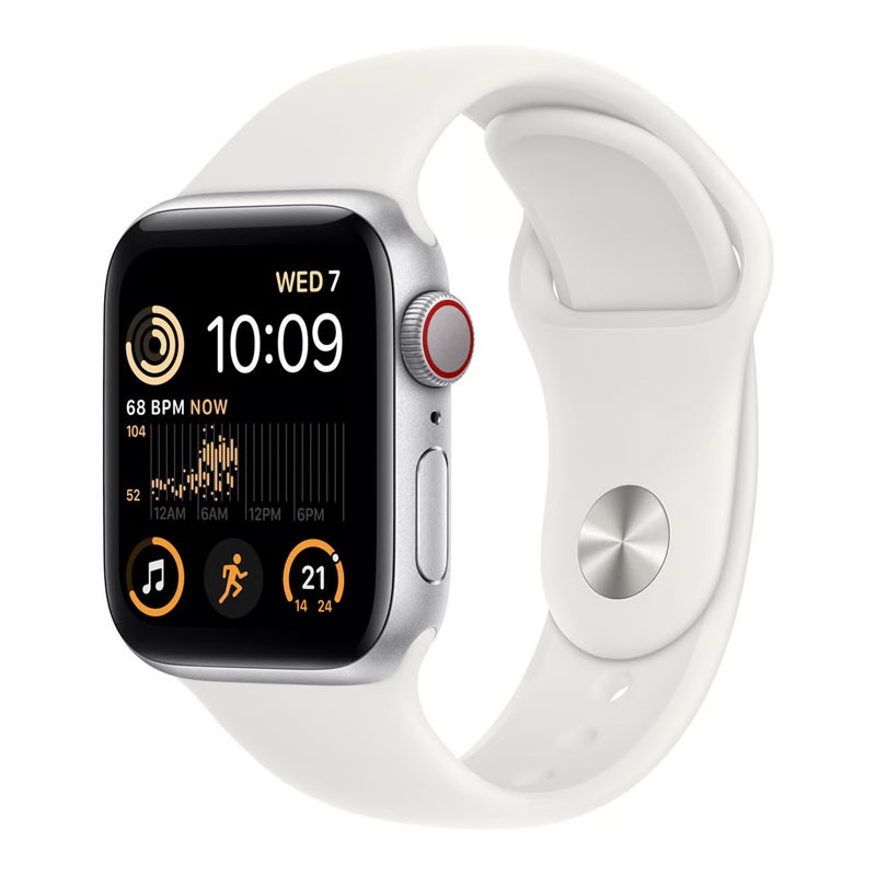 Apple Watch SE Generation 2 GPS, Silver Aluminium Case 40 mm-23393