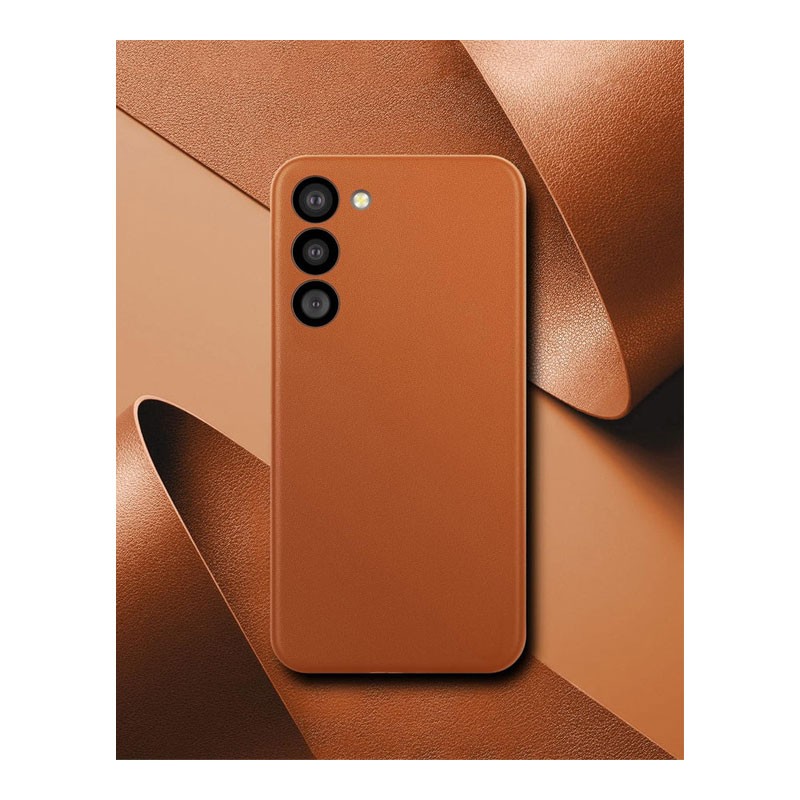 Samsung Galaxy S24 Plus Vegan Leather Case, Brown, GPFPS926HCAAW -32009