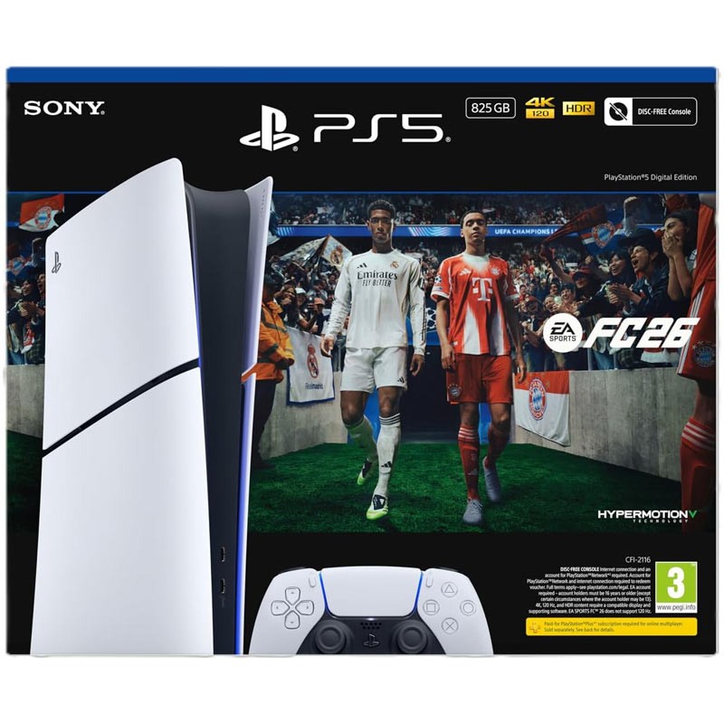 Sony PlayStation 5 Digital Console EA Sports FC 26 Bundle-36244