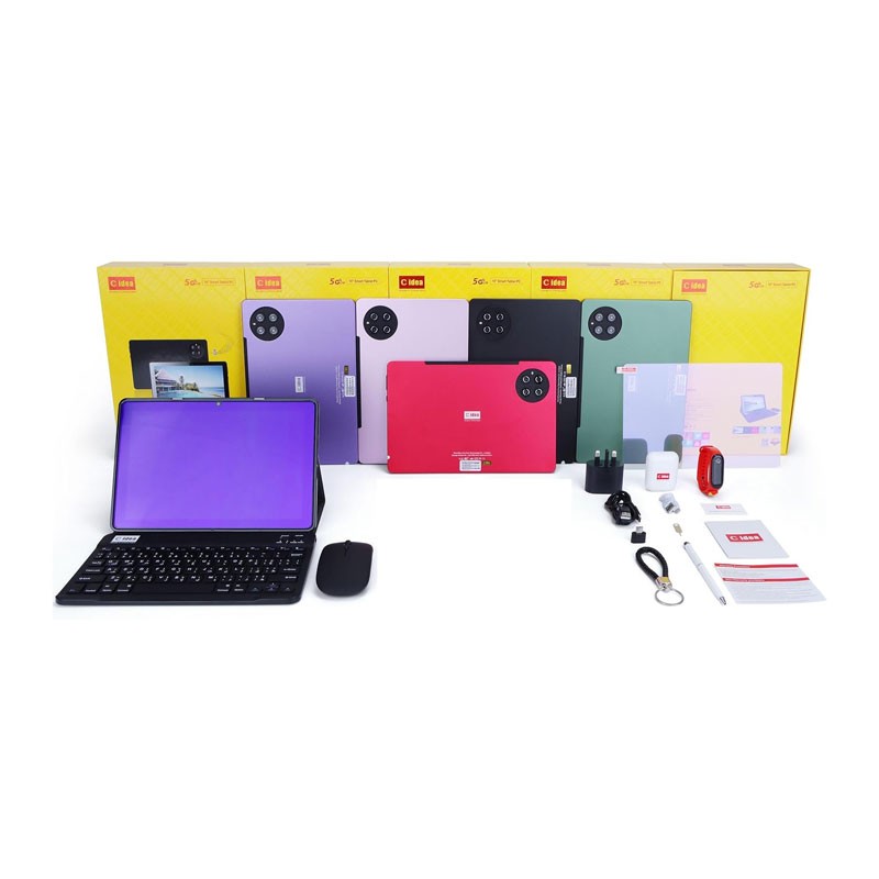 C idea 10 Inch CM7800 Plus Smart Android Tablet,8 RAM,512GB Storage,5G With Keyboard Mouse and Protective Case Etc-5682