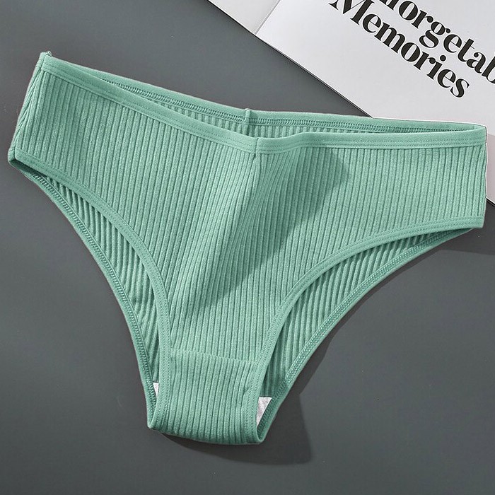 Summer Solid Color Cotton Panties Female Underpants Sexy Panties for Women Briefs Underwear Plus Size Pantys Lingerie 4PCS Set - A5985-78