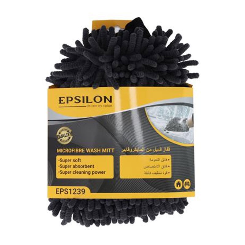Epsilon, Super Soft High Quality Microfiber Wash Mitt, EPS1239-28186