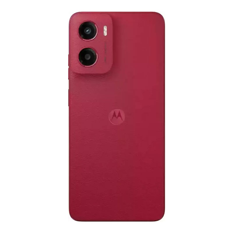 Motorola Moto G05, 4GB RAM, 256GB Storage, 6.67 Inch 90Hz Punch Hole Display, 50MP Rear Main Camera, Dolby Atmos, Dual SIM, Vegan Leather Frame, IP52, 5200mAh Battery, 18W Charging, Android Smartphone, Plum Red-30802