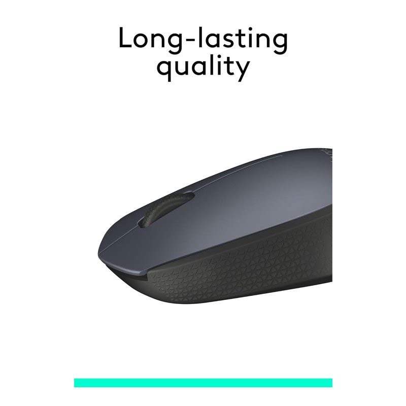 Logitech M170, 2.4 GHz Wireless Connection, 1000 Dpi, Wireless Mouse, Black And Gray-30142